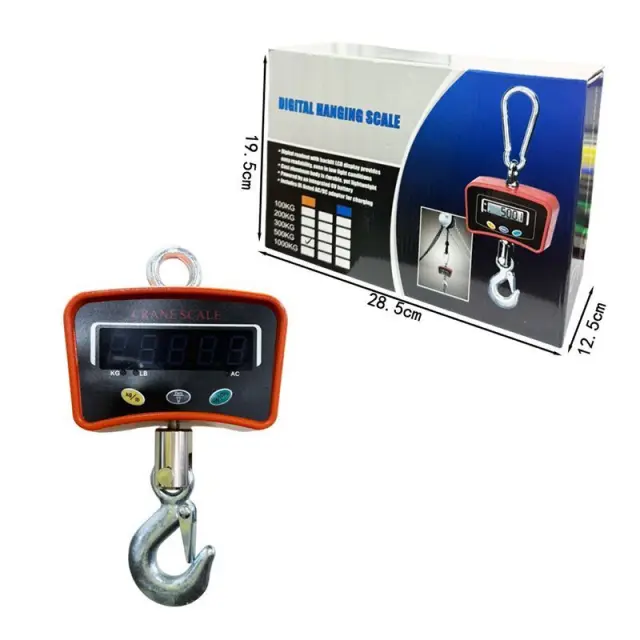 Ψηφιακή κρεμαστή ζυγαριά 500 κιλών - Digital hanging scale 500 Kg 0273002 3