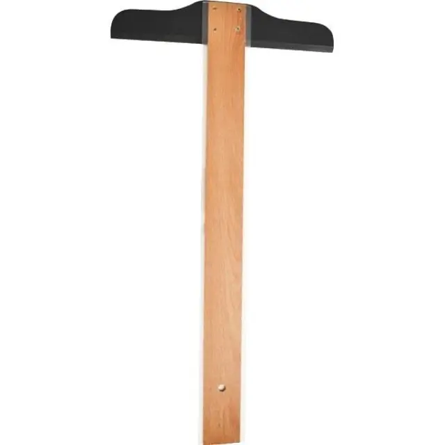 Ταυ Ξύλινο 80cm με Πατούρα Plexiglass