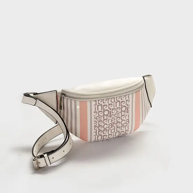 Τσαντάκι Μέσης Pierre Cardin 85610 MS126 Λευκό Σομόν - One Size