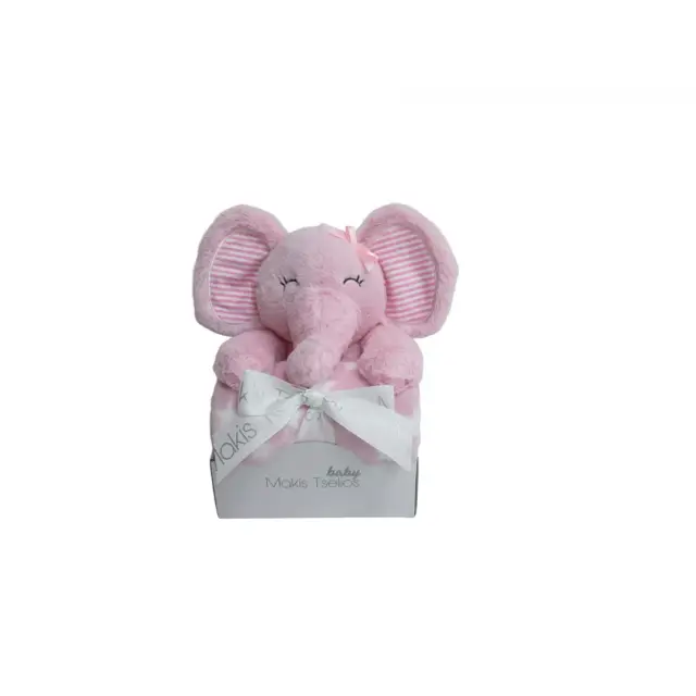 ELEPHANT PINK ΔΙΑΚΟΣΜΗΤΙΚΟ ΚΟΥΚΛΑΚΙ ΜΕ ΚΟΥΒΕΡΤΑ - -
