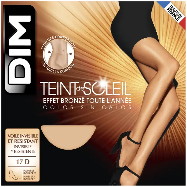 DIM Καλσόν Διάφανο Teint De Soleil 17 Denier - 2