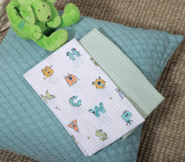 ΒΡΕΦΙΚΑ ΣΕΤ ΣΕΝΤΟΝΙΑ ΛΙΚΝΟΥ 2ΤΜΧ ALPHABET MONSTER NEF-NEF HOMEWARE
