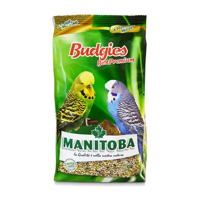 Manitoba Budgies Best Premium - Μείγμα Σπόρων για Μπάτζι 1kg
