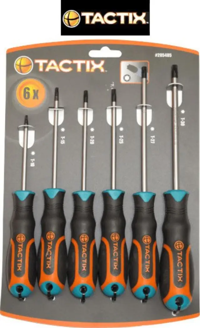 ΣΕΤ ΚΑΤΣΑΒΙΔΙΑ TACTIX (TORX) 6 ΤΕΜ