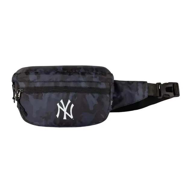 New Era Adult MLB Allover Print Camo New York Yankees Waist Bag Μαύρο - Γκρι 60667088 (New Era) - One Size