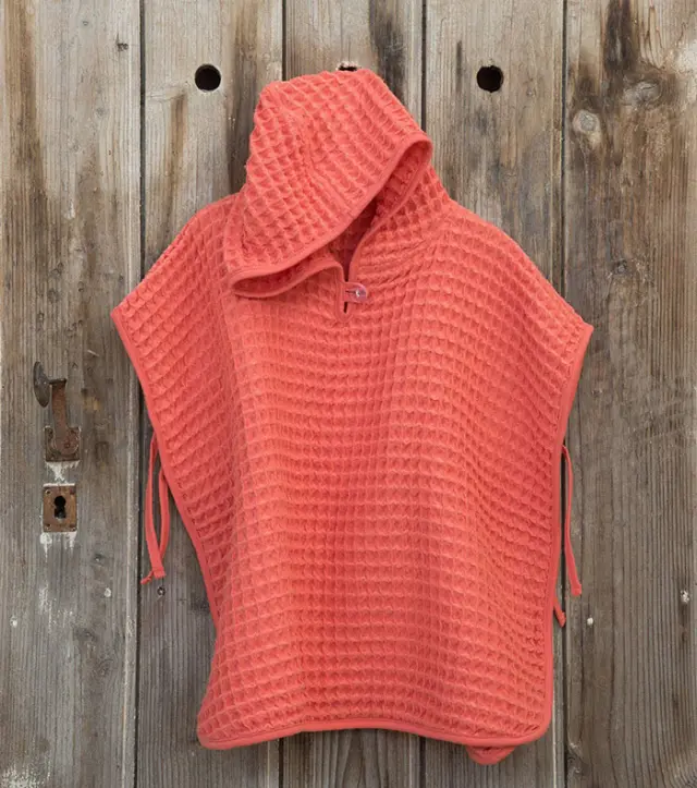 Nima Bebe Πόντσο No 4/6 Spicy - Coral Κοραλί