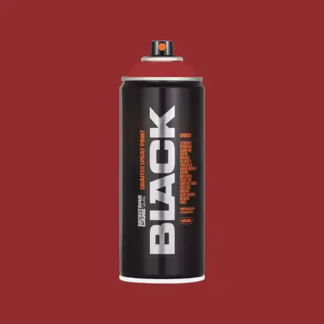 Montana Black Spray Paint 400ml BLK-8080 Rust