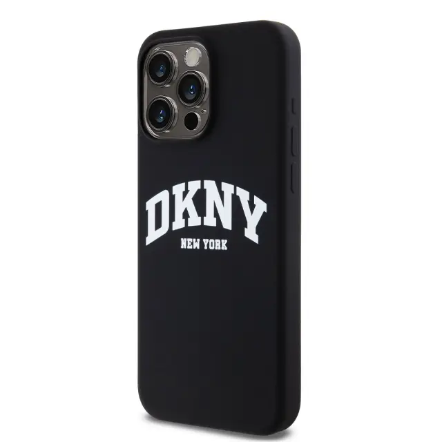 DKNY Liquid Silicone Arch Logo MagSafe Case for iPhone 14 Pro Max Black 3