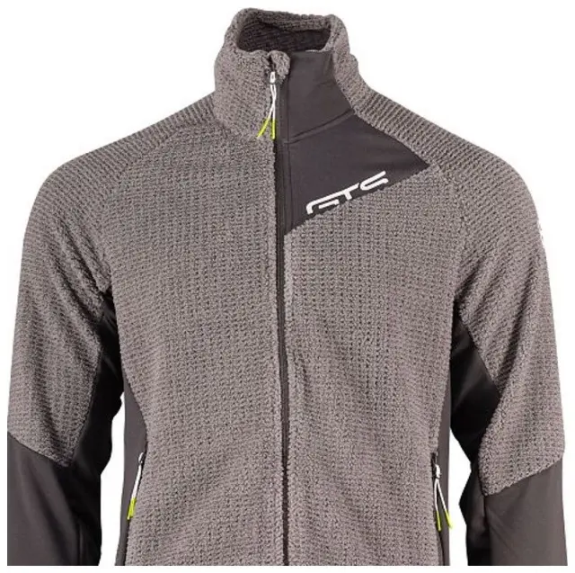 Jacket 302432M Waffle Highloft Grey Ανδρική Ζακέτα Fleece GTS - 302432M-13 - S 2