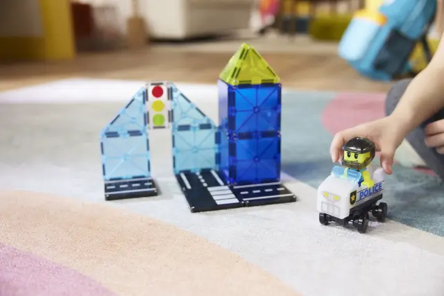 Magna-Tiles Μαγνητικά Πλακίδια Police Patrol 20 Κομμάτια (3+ ετών) 252020PO 3