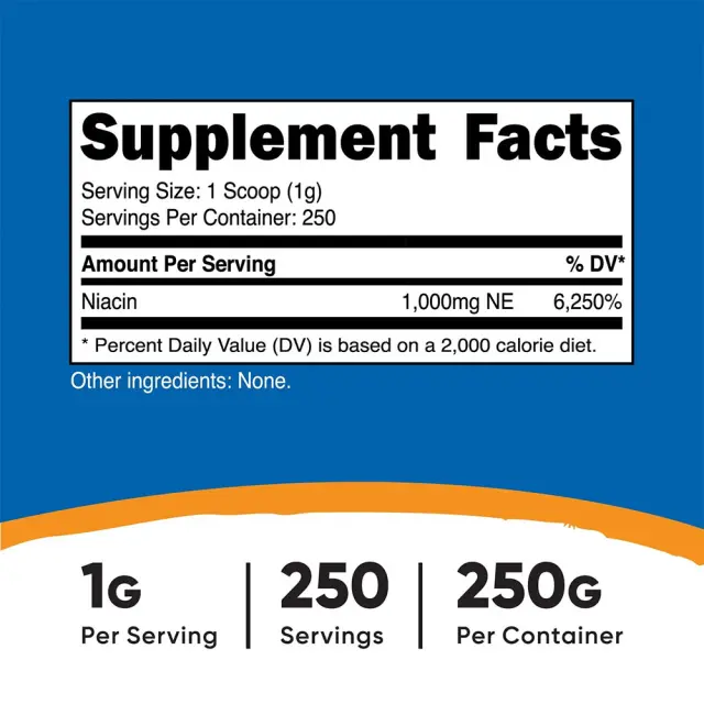 Nutricost Vitamin B3 Niacin 2
