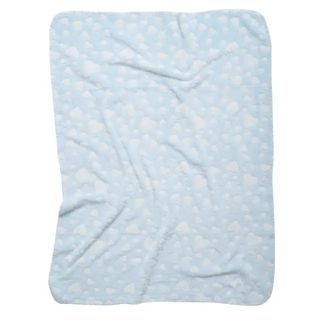 Κουβέρτα Αγκαλιάς 75x100 Fleece Relax Das Home 4908 Light Blue 100% Πολυέστερ 2