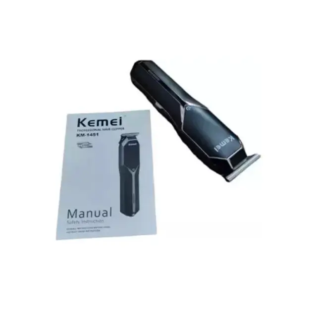 Kemei Επαναφορτιζόμενη Κουρευτική Μηχανή Black/Gold KM-1451 3