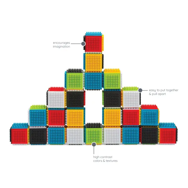 INFANTINO PRESS & STAY SENSORY BLOCKS 2