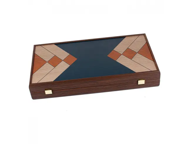 Σετ Χειροποίητο Τάβλι Creative Boho Chic Design Manopoulos από Ξύλο, με μοτίβο και διαστάσεις 48x26cm - Elegant SimplicityTXL1BHC 2