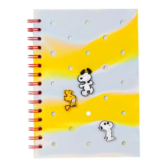 Puckator Σημειωματάριο 80φ Α5 / Peanuts Notebook with Charms: Snoopy & Woodstock 2