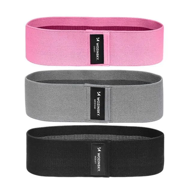 Wozinsky Set of 3x Fitness Mini Loop Bands Multicolor (WFB-01) 2