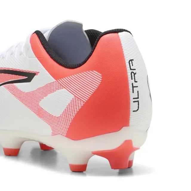 Puma Ultra 5 Play FG AG (108169-01) - Λευκό-Κόκκινο 3