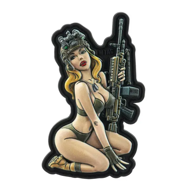 M-TAC Patch Tactical Girl #5 PVC - 06-Χακί-Olive Green