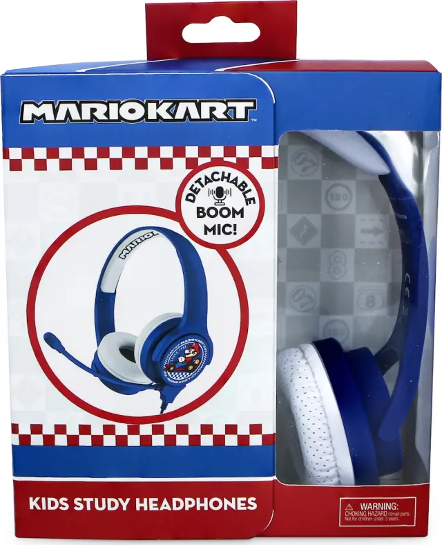 OTL Mario Kart Ενσύρματα On Ear Παιδικά Ακουστικά Μπλε 2