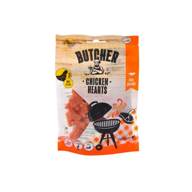 Vadigran Butcher BBQ Mini Λιχουδιές Καρδούλες με Κοτόπουλο 70gr