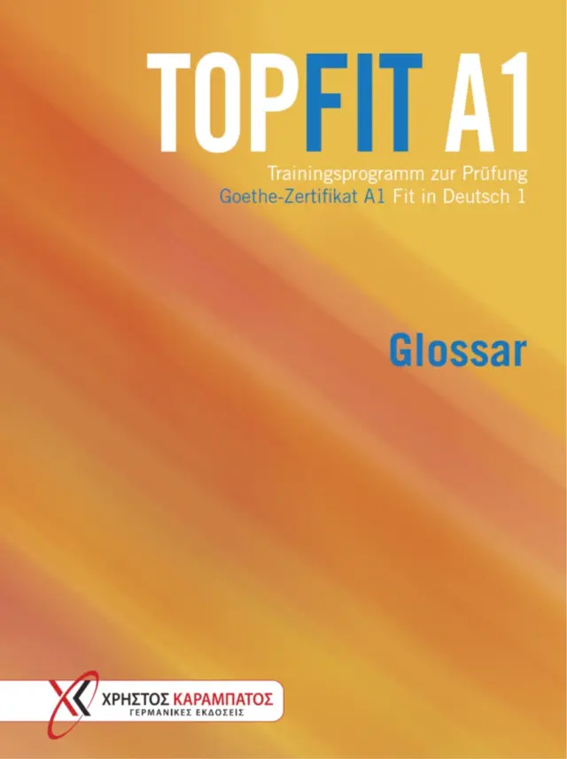TOPFIT IN DEUTSCH A1 GLOSSAR