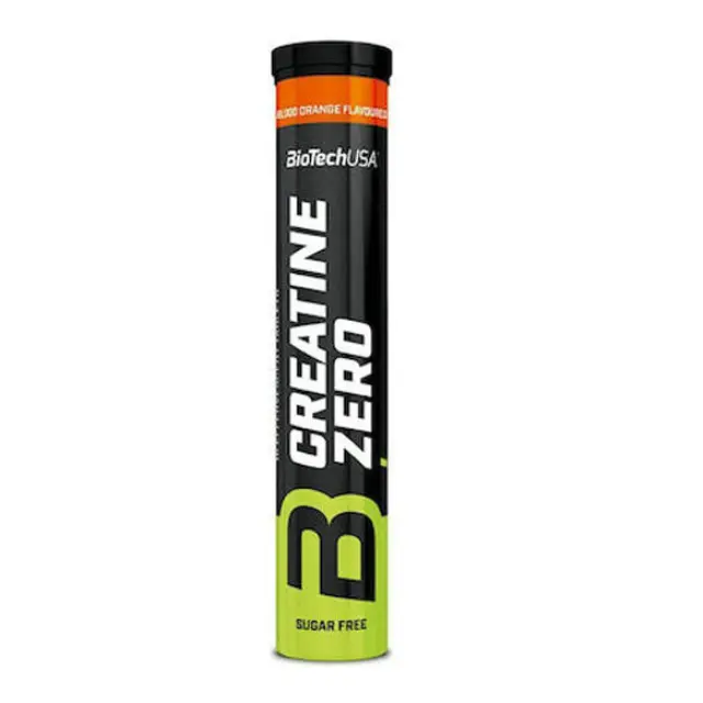 Biotech USA Creatine Zero Μονοϋδρική Κρεατίνη με Γεύση Blood Orange 18 αναβράζοντα δισκία
