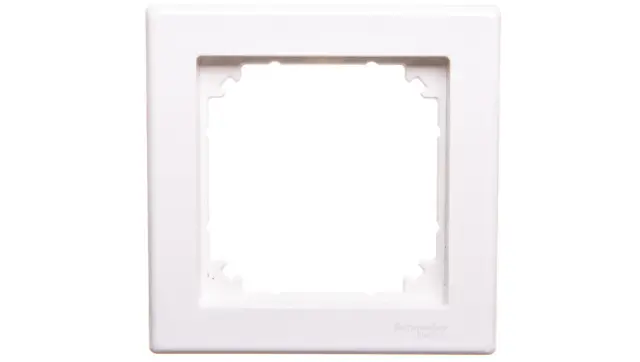 M-Smart frame, 1-gang, polar white, glossy