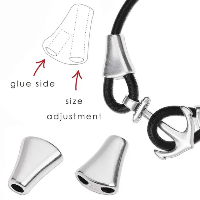 Ακροδέκτης για Θηλιές Εσωτ.Διαμ. 4mm - 17.4x13.6mm - Silver Plated - 1τεμ