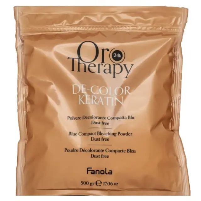 Fanola Oro Therapy 24k De-Color Keratin hair lightener for lightening hair 500 g
