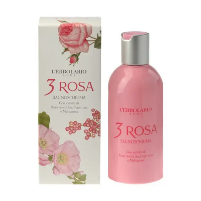L’Erbolario 3 Rosa Shower Gel 250ml