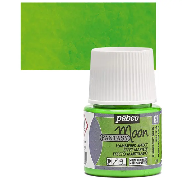 Pebeo Fantasy Moon Σμάλτο - 63 Fluorescent Green - 45ml