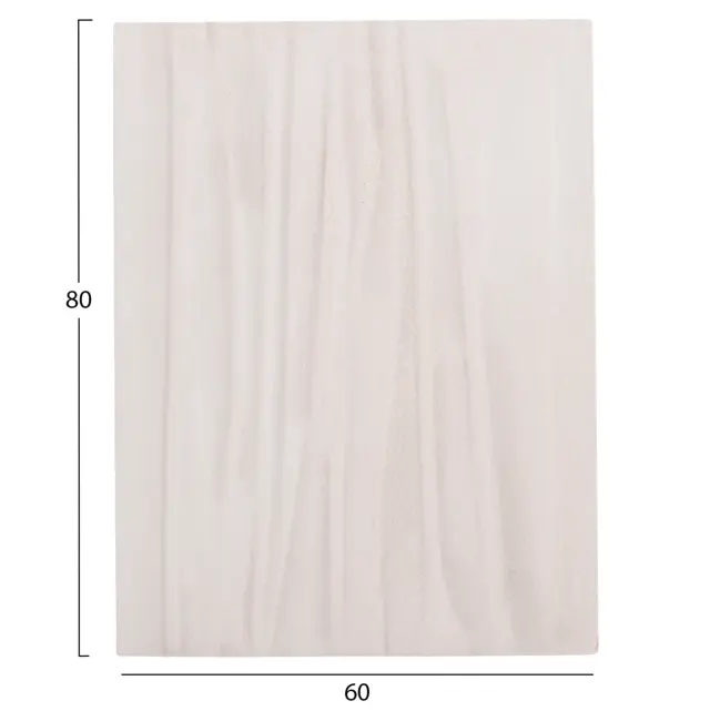 ΠΙΝΑΚΑΣ ΟΡΘΟΓΩΝΙΟΣ FB94518 MDF ΣΕ ΥΠΟΛΕΥΚΟ ΧΡΩΜΑ 60x4(πάχος)x80Υεκ. 2