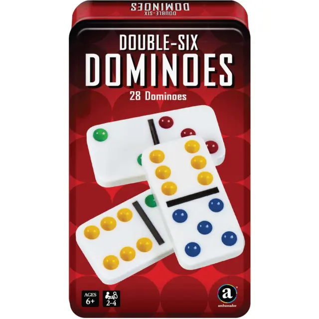 Ambassador® MAM Επιτραπέζιο Παιχνίδι Double 6 Dominoes για 2-4 Παίκτες