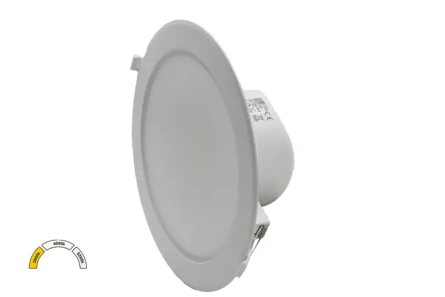 LED ΦΩΤΙΣΤΙΚΟ ΨΕΥΔΟΡΟΦΗΣ ΝΤΙΜ.+ΑΣΦΑΛΕΙΑΣ IP44 24W CCT ΛΕΥΚΟ