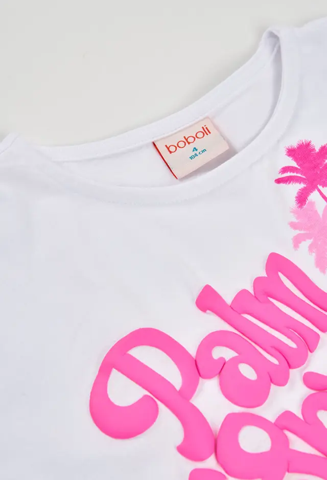Boboli Knit t-shirt κοντομάνικο για κορίτσι 443067-1100 3