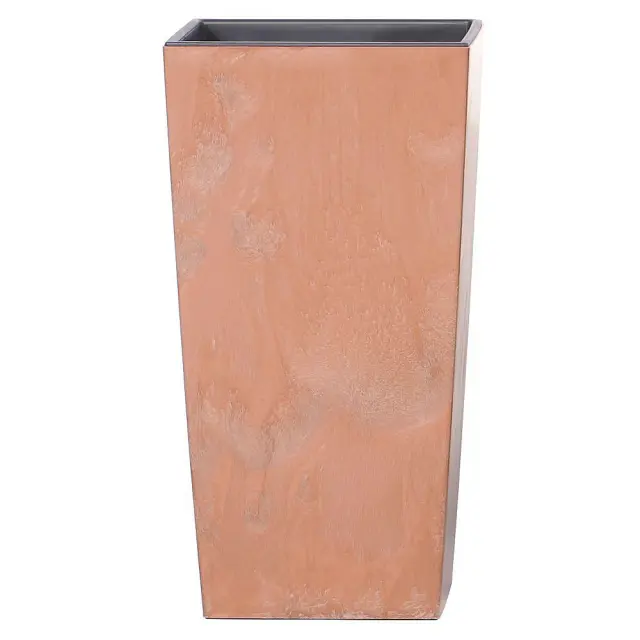 Κασπώ Urbi Square Beton Effect Κεραμιδί Πλαστικό 27x27x50cm