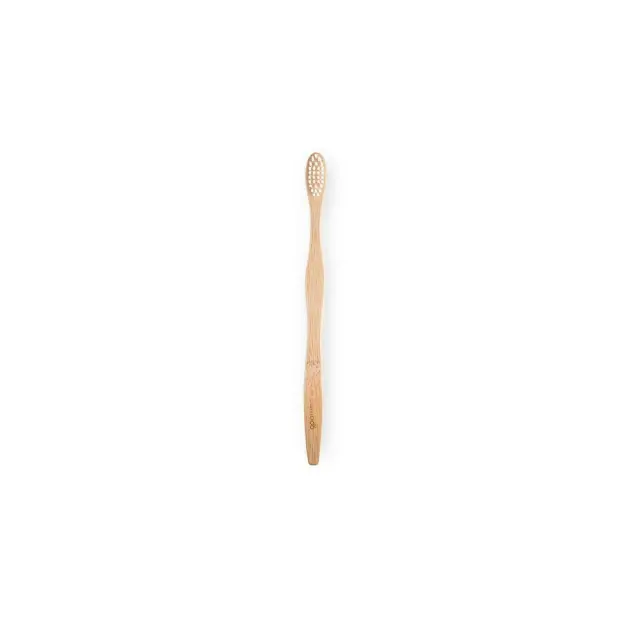 Ola Bamboo Toothbrush Adult Medium Μπεζ / Λευκή 1τμχ