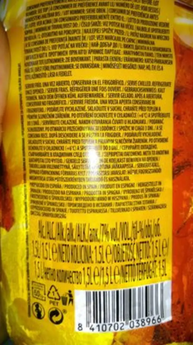 SANGRIA PENASOL 1500ml PET