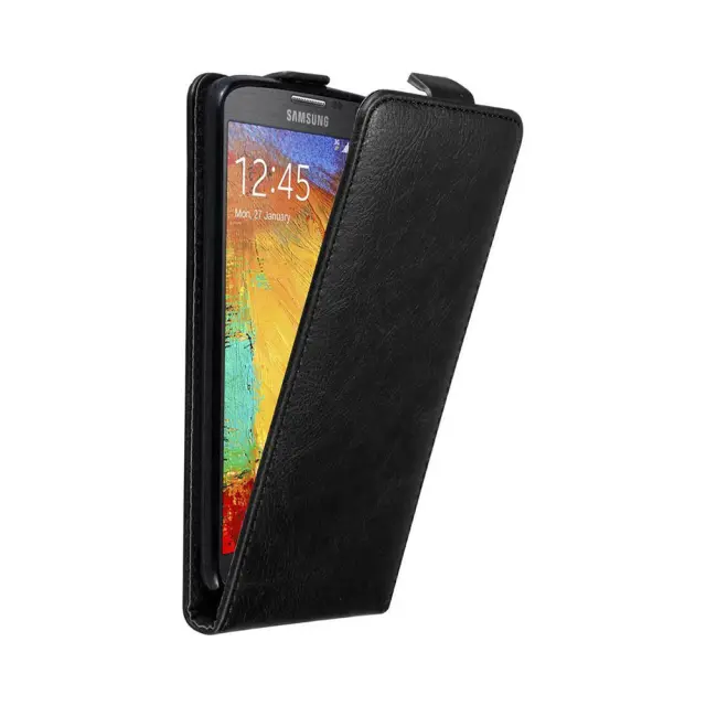 Θήκη Flip Για Samsung Galaxy Note 3 Neo Μαύρη