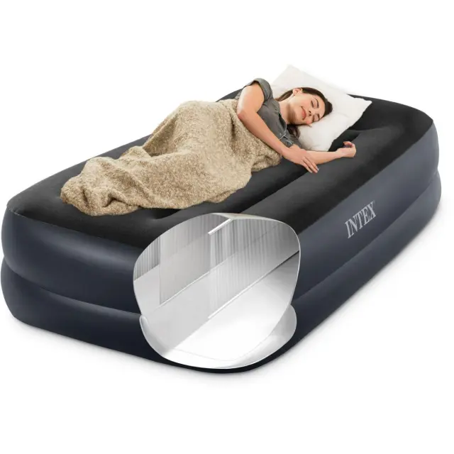 Φουσκωτό Στρώμα Ύπνου Intex Pillow Rest Raised Twin (64122) 2