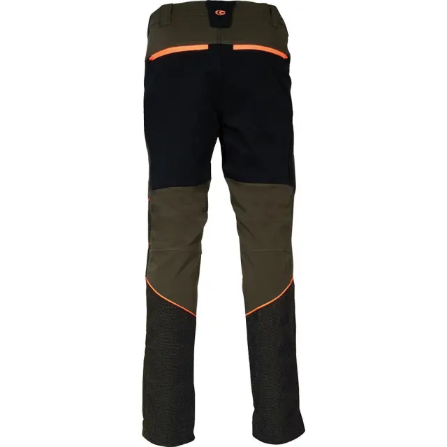 Κυνηγετικό Παντελόνι Ελαστικό 4-way stretch Cofra Kreien clay brown/black/orange - EU 46 2