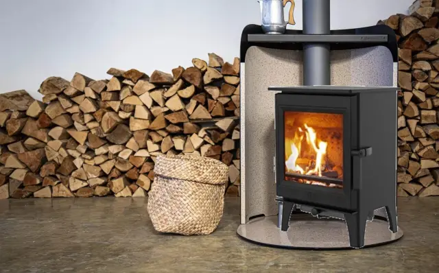 Σόμπα Ξύλου Charnwood Cranmore 3 – Black 2