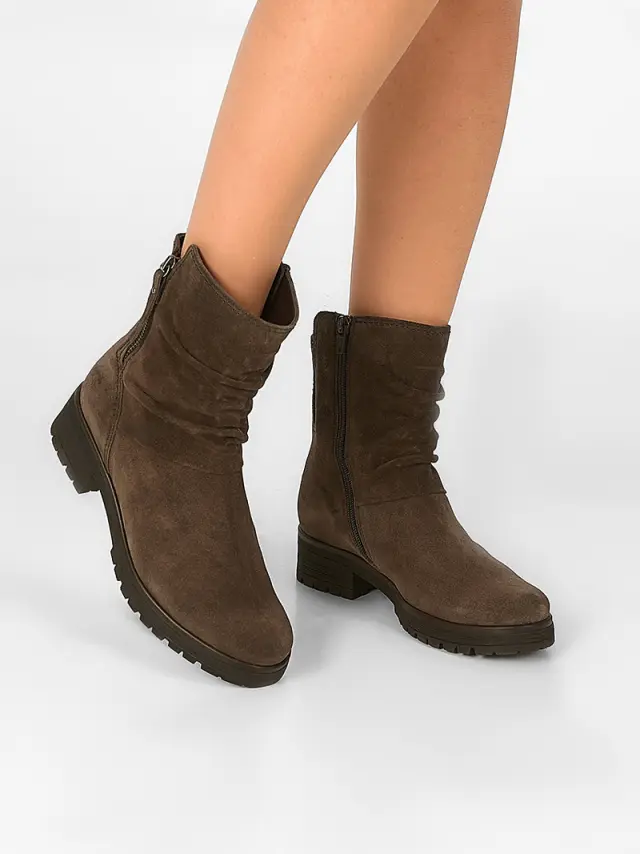 Gabor Μποτάκια Γυναικείο δέρμα Nubuck Καφέ GAB/72092 42-BROWN 2