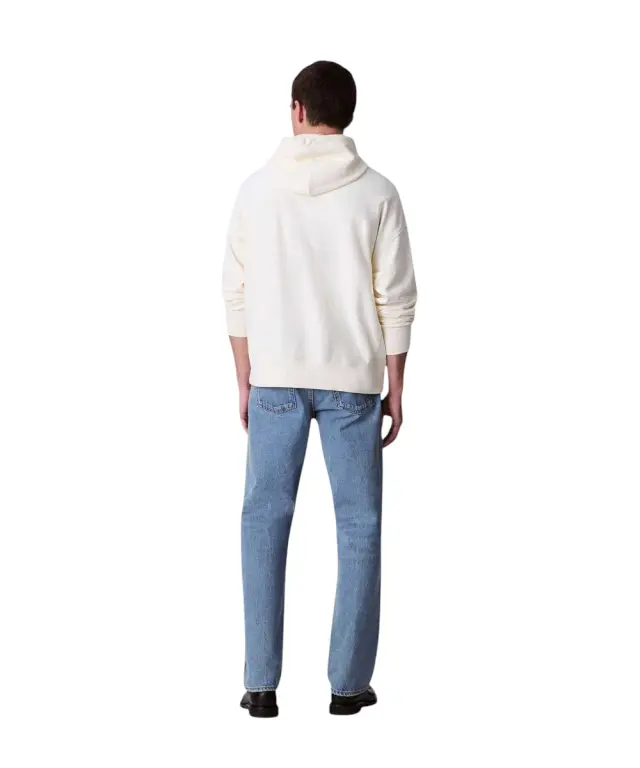 Calvin Klein - Ανδρικό Φούτερ με Κουκούλα Premium Terry Monogram LV04RC278G-67U Εκρού 2