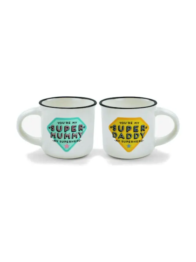 Legami® Set Espresso for Two Super Mummy- Super Daddy (MM0015)