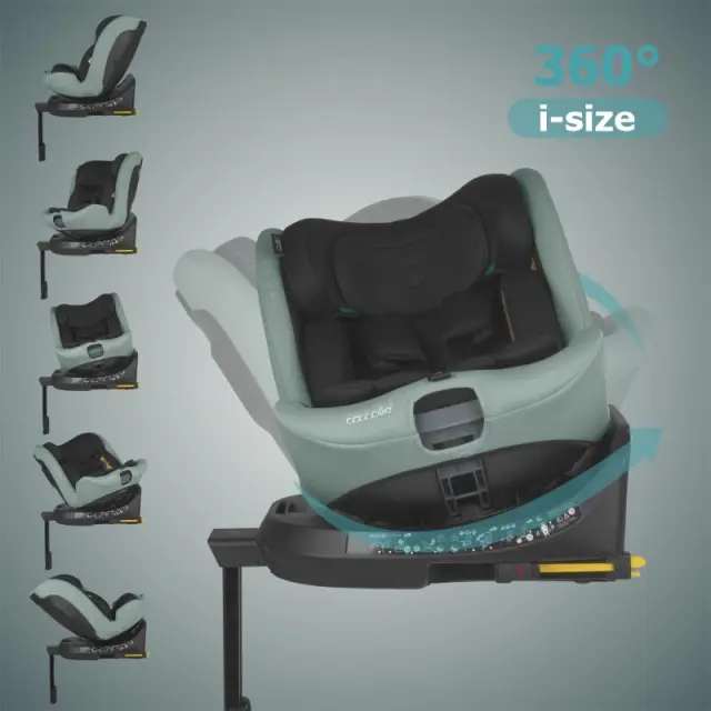 Coccolle Ario Κάθισμα Αυτοκινήτου i-Size 40-150cm ISOFIX Forest Sage 2