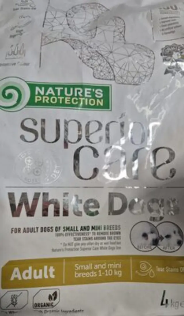 Nature's Protection Adult Small & Mini White Dog Breeds with Lamb 4Kg Μονόχρωμο