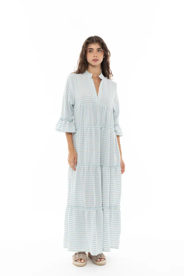 B352 - Orange - BEACHWEAR STRIPE PAL