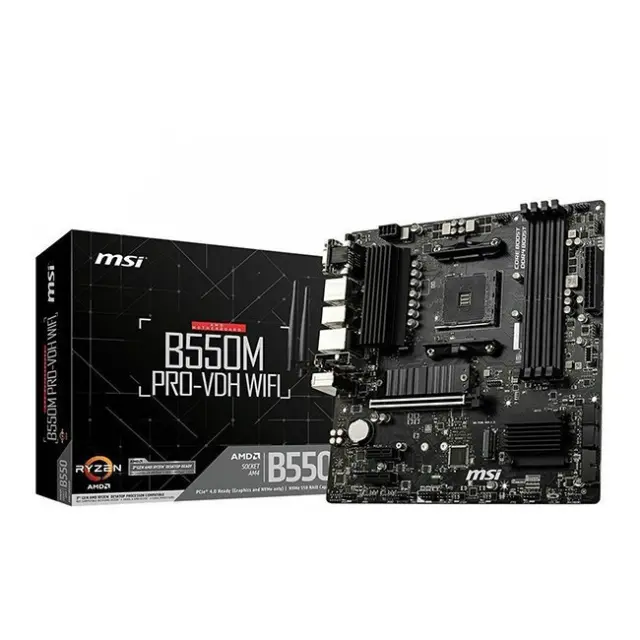 MSI Motherboard B550M Pro-VDH Wi-Fi mATX AM4 (7C95-001R)